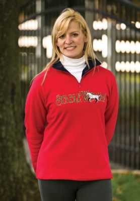 StableWoman Ladies Medalist Zip Neck Sweat Shirt
