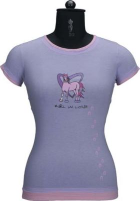 TuffRider Kids Girl In Love Tissue Tee Shirt Best Price