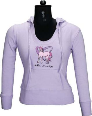 TuffRider Kids Girl In Love Hooded Sweatshirt