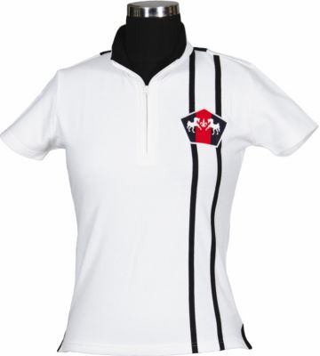 Equine Couture Ladies Atlantic Plus Sized Short Sleeved Polo Shirt Best Price