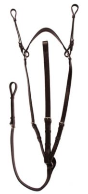 Henri de Rivel Pro Flat Breastplate Martingale with Adjustable Neck Strap Best Price