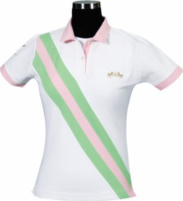 Equine Couture Ladies Seaside Short Sleeved Polo Shirt 