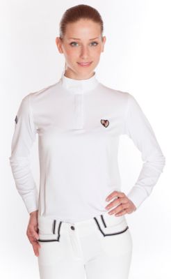 Kingsland Ladies Classic Long Sleeve Dressage Show Shirt Best Price