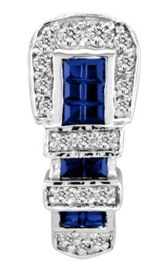 Kelly Herd Blue Buckle Pendant