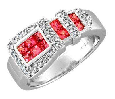 Kelly Herd Red Buckle Ring