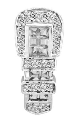 Kelly Herd Clear Buckle Pendant