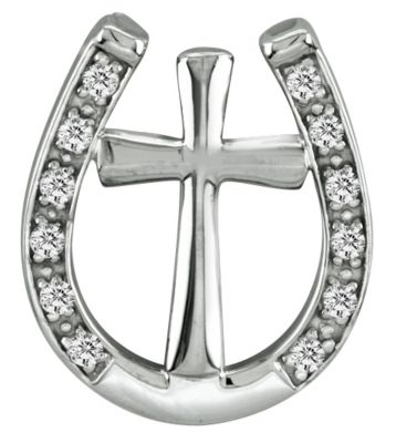 Kelly Herd Cross and Horseshoe Pendant