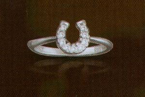 Kelly Herd Baby Horseshoe Ring