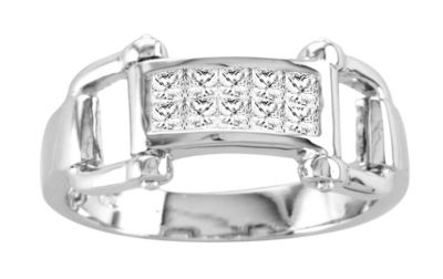 Kelly Herd CZ Bit Ring
