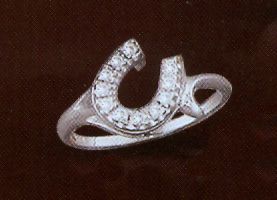 Kelly Herd Offset Horseshoe Ring