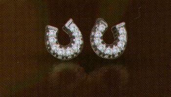 Kelly Herd Baby Horseshoe Earrings
