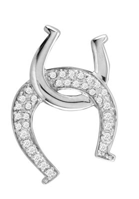 Kelly Herd Double Horseshoe Pendant