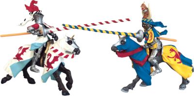 Knight w/White & Red Lance