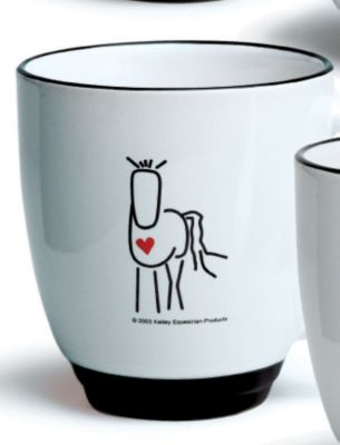 Heart Horse Mug Facing You