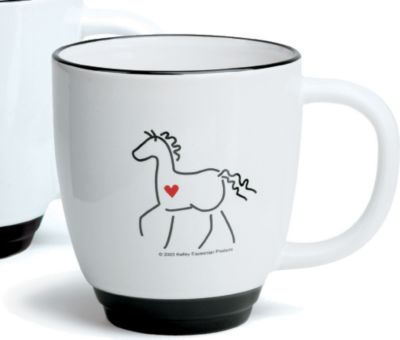Heart Horse Mug Trotting