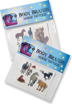 Body Tattoos Horses & Big Horse Head