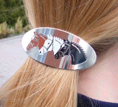 Kelley 3 Horse Head Hair Clip
