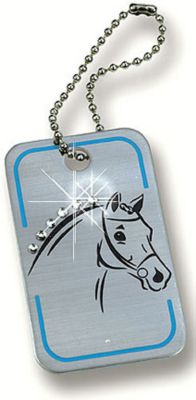 Kelley and Co Horse Tag Keychain w/ Rhinestones Best Price