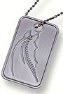 Kelley & Co Horse Tag w/Rhinestones Necklace