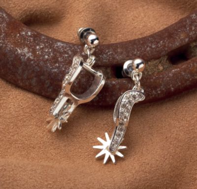 Kelley & Company Rhinestone Spur Earrings