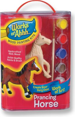 Kelley & Company Works of Ahhh... Prancing Horse Wood Painting Kit