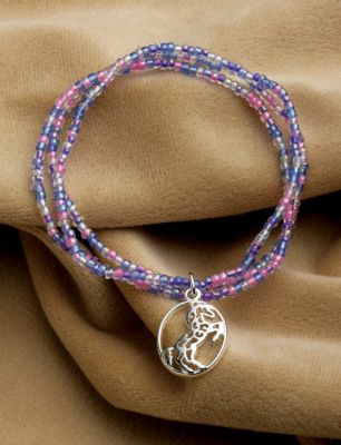 Kelley andamp; Company Rearing Horse Pendant Bracelet Best Price