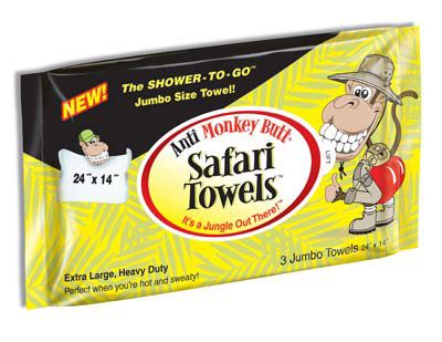 Kelley AntiMonkey Butt Safari Towels Best Price