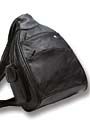 Kelley & Company Black Leather Ladies Backpack 