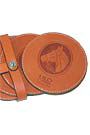 LILO Round Leather Coasters