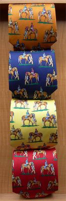 LILO Mounted Up Equestrian Design Silk Tie