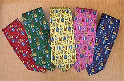 LILO Jockey Tack Equestrian Design Silk Tie