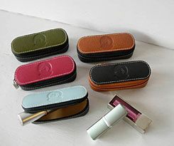 LILO Leather Mirror Lipstick Case