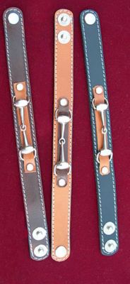 LILO Bit Snap Cuff Leather Bracelet