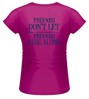 Lucky Bucky Ladies Friends Don't Let Friends Trail Tee Shirt