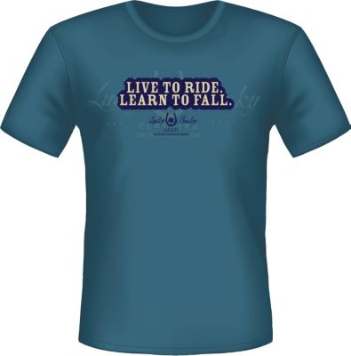 Lucky Bucky Unisex Live To Ride Tee Shirt