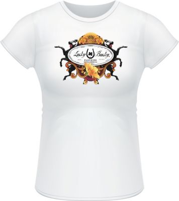 Lucky Bucky Ladies "Lucky Bucky Crest" Tee Shirt
