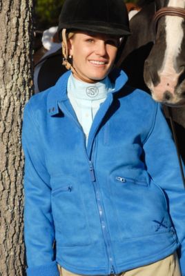 Cavalero by Moxie Hanging Around the Stable Jacket.<font color=#000080>- SIZE:  XXL  COLOR:  Navy/Camel</font> Best Price