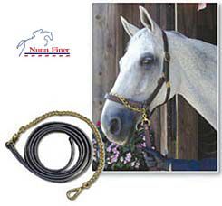 Nunn Finer Leather Lead with Chain
