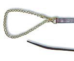 Nunn Finer Leather Braided Lead with Chain
