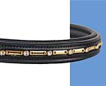 Nunn Finer Gold Link and Rhinestone Browband