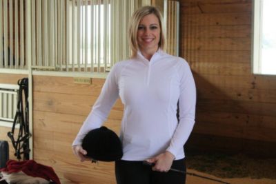NoZone Ladies Cirrus Equestrian Long Sleeve Shirt Best Price