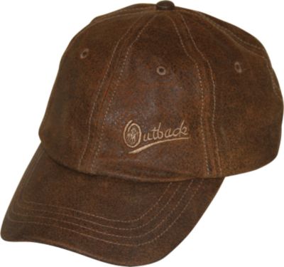 Outback Trading Leather Slugger Cap