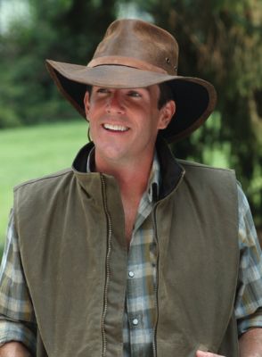 Outback Trading Leather Kodiak Hat