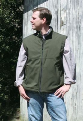 Outback Trading Mens Solid Soft Shell Vest