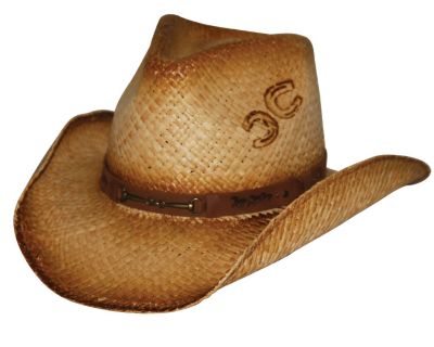 Outback Trading Double Horseshoe Straw Hat