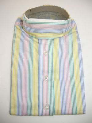 Pale Horse Childs Long Sleeve Cotton Show Shirt<font color=#000080>- Size:  8  Color:  Candy Stripe</font> Best Price