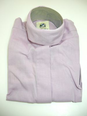 Pale Horse Childs Long Sleeve Cotton Show Shirt<font color=#000080>- Size:  10  Color:  purple waffle</font> Best Price