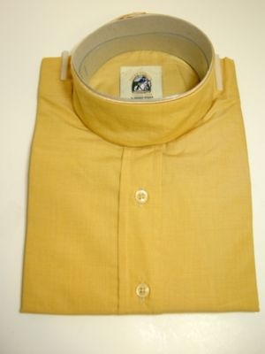 Pale Horse Childs Long Sleeve Cotton Show Shirt<font color=#000080>- Size:  12  Color:  Maize</font> Best Price