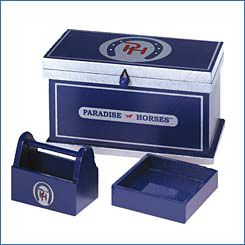 Paradise Horses Tack Trunk and Grooming Box