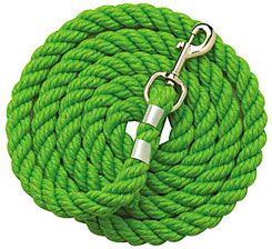 Perri's Leather Heavy Neon Cotton Lead with Snap